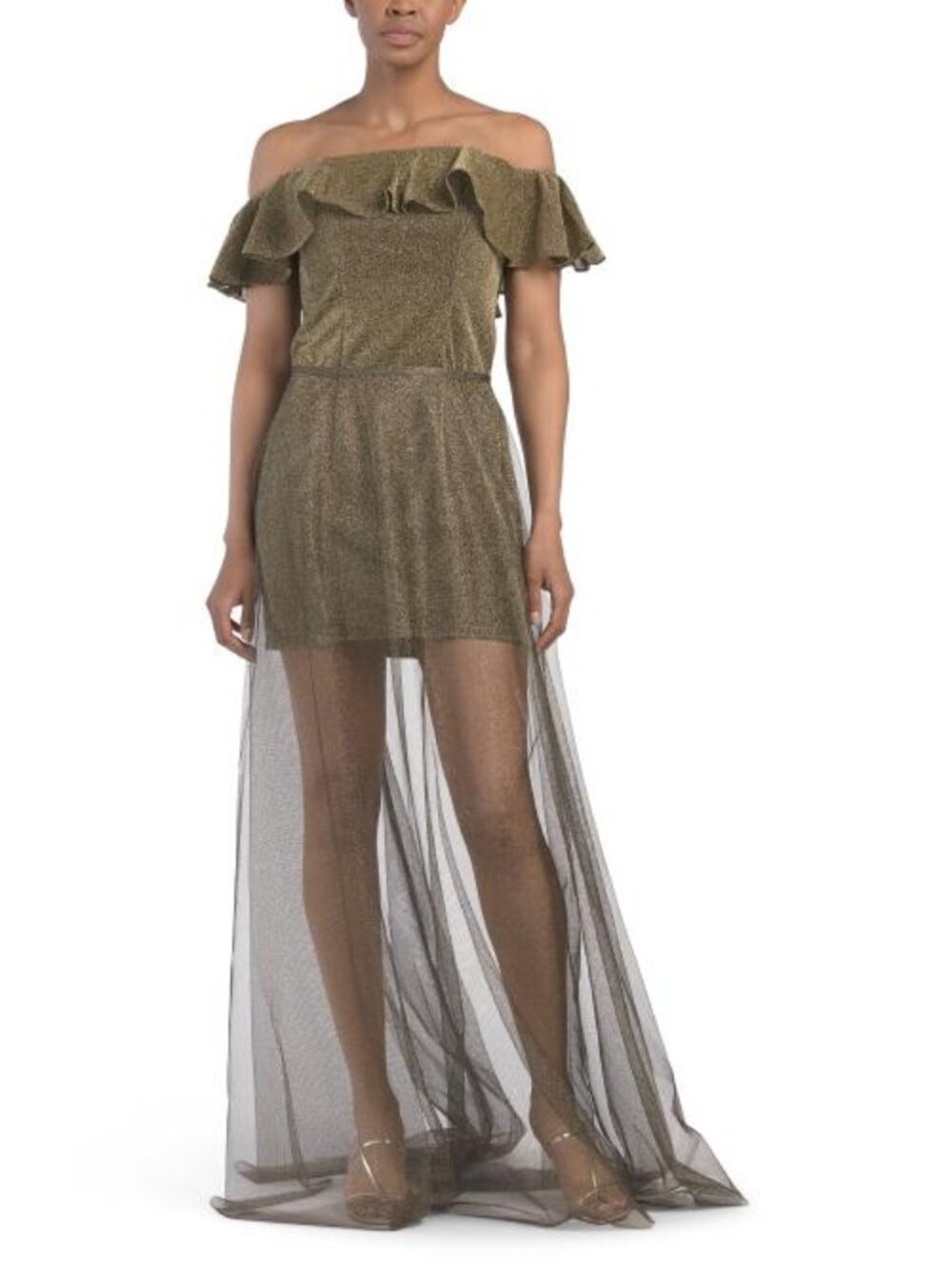 RENE BY RENE RUIZ Off The Shoulder Gown